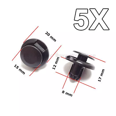 $5.89 • Buy 5X Grille, Wheel Arch Lining, Splash Guard, Bumper Clips For Honda, Toyota