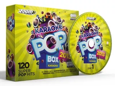 Zoom Karaoke Pop Box 2013: A Year In Karaoke - Party Pack - 6 CD+G Box Set - 120 • £30.99