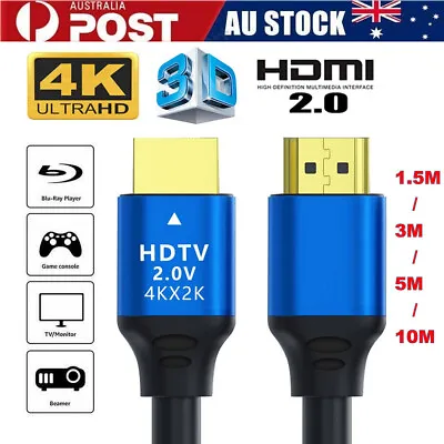 HDMI Cable V2.0 3D Ultra HD 4K 2160p/1080p High Speed Ethernet HEC ARC 1.5M 10M • $10.79