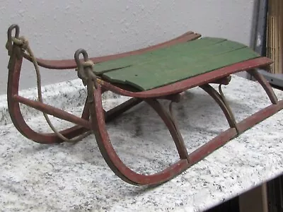 Antique Victorian Wood Child's Sled 1800's • $495.95