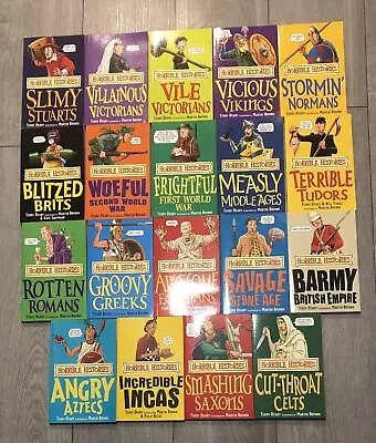 19x Horrible Histories Books  (PaperBack) • £19.99