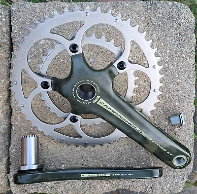 Campagnolo Record 10 Speed Ultra Torque Crankset 50/34 170mm Carbon • $200