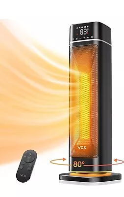 Space HeaterVck 24  12Ft/S Fast Quiet Heating Portable Electric Heater With Rem • $35