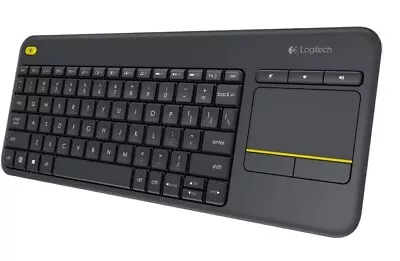 Logitech K400 Plus Wireless Keyboard With Touchpad & Entertainment Media Keys • $105.95