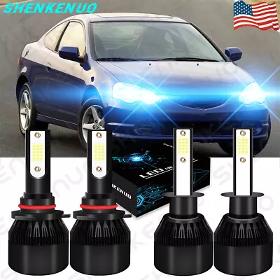 LED Headlight Kit 9005 H1 8000K Combo Bulb For 2005-2006 Acura RSX High Low Beam • $26.24