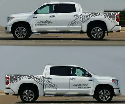 Graphics Mud Splash Mark Sticker For Toyota TUNDRA Pickup Truck Mountain Decal • $76.99