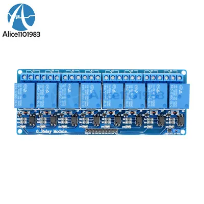 12V 8Channel Relay Module With Optocoupler For Arduino UNO 2560 1280 ARM PIC AVR • $5.56