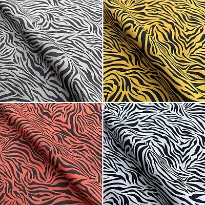 Animals Skins + Camo Cotton Elastane Spandex Stretch Jersey Dress Craft Fabric • £6.95