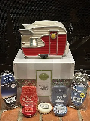 Scentsy Road Less Traveled Shasta Camper Rv Trailer Wax Warmer+all New Waxes • $55