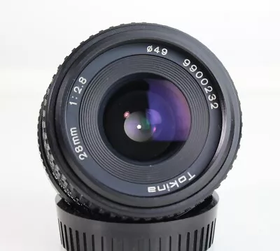 Tokina 28mm F2.8 Wide Angle Lens Pentax K Mount P/R • $29.99