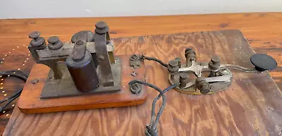 Vintage Telegraph Morse Code Tapper /Telegraph Sounder Unknown Maker • $99.95