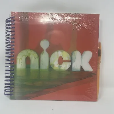 NOS Nickelodeon Agenda Notebook Planner W/ Pen Retro 90s Nicktoons LENTICULAR • $21.95