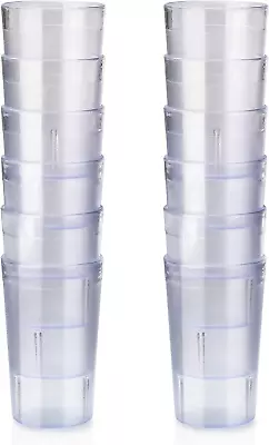 Tumbler Beverage Cup - Stackable Cups Break-Resistant - 5oz Plastic Cups • $20.20