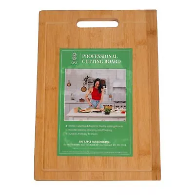 Wood Cutting Boards For Kitchen - Bamboo Cutting Board Cutting Boards With Ju... • $12.99