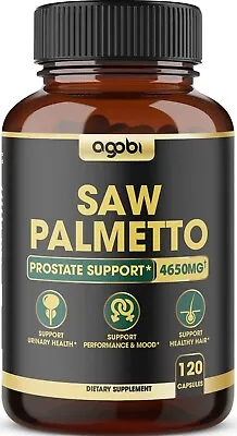 8in1 Saw Palmetto Prostate Support Supplement Equivalent To-4650mg • $37.95