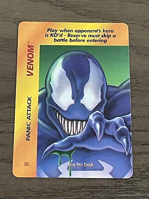 1995 Marvel OverPower Venom Panic Attack • $0.99
