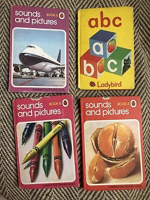 £5.50 • Buy Vintage 70s Ladybird Sounds And Pictures 4, 5, 6 - Ladybird ABC - Early Learning