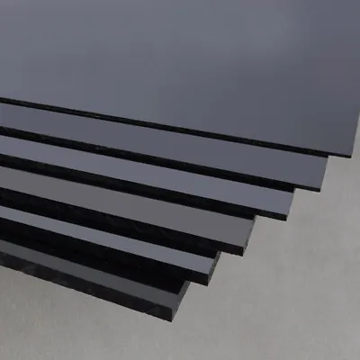 ABS Plastic Sheet Board DIY Model Craft Black 200x250mm 1.5/2/3/4/5mm Thickness • £6.37