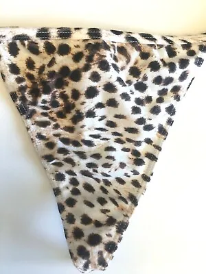Victorias Secret Sexy Animal Print V-String Thong Panties Size XS-M Cotton NWT • $22.50