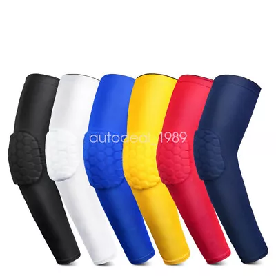 1pair Kids Adult Sports Cycling Basketball Shockproof Pad Arm Hand Elbow Sleeves • $10.34