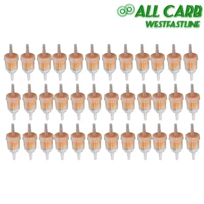 36 Pack Universal GAS Inline Fuel Filter 1/4  X 5/16  For Kawasaki Kohler B & S • $13.05