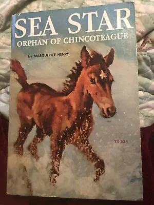 VINTAGE 1ST ED Sea Star Orphan Of Chincoteague By Marguerite Henry • $7.98