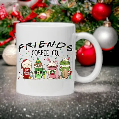 Friends Christmas Movie Mug National Lampoons Friends Elf Grinch Christmas Story • £8.49