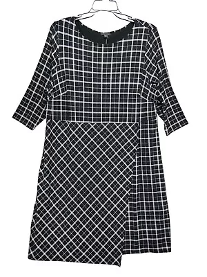 NWT J. Jill Wearever Collection Faux Wrap Dress Size 2X  Knee Length 3/4 Sleeve • $39.99