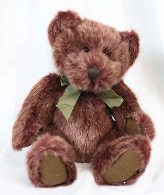 Vintage Russ Tinker Teddy Bear Reddish Brown Fur 12  Plush Stuffed Animal  • $19.99