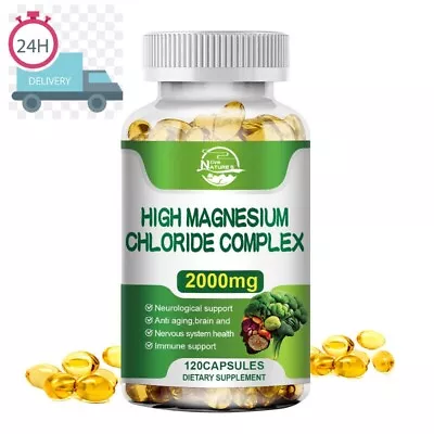 120 Capsules High Absorption Magnesium Citrate Taurate Oxide COMPLEX Supplement • $6.50