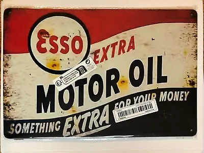 ESSO Vintage Style  Tin Sign 12x8 Gas & Oil • $10