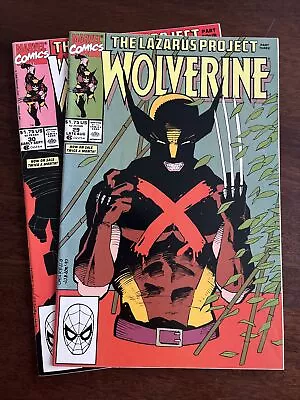 Wolverine #29 - 30 (1990 Marvel) LOT OF 2 VF+s • $1