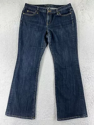 Michael Kors Pants Womens 10 Blue Denim Jeans Bootcut Mid Rise Cotton Blend • $15.94