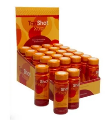 TAN SHOT XTRA Sunbed Tanning Accelerator & Beauty Drink Enhanced Formula TANSHOT • £6.50