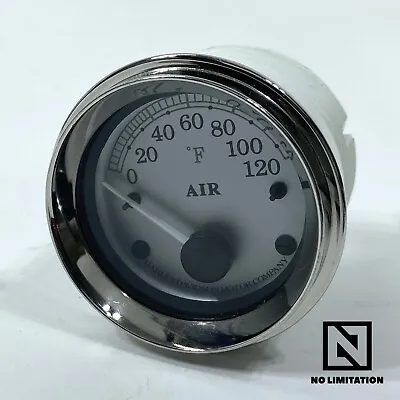 Genuine Harley OEM 04-13 Touring Silver Face Air Temperature Gauge Instrument • $16