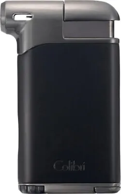 Elegant Massive Pipe Lighter - Colibri - Black/Gun - New - 294587 • $69.59