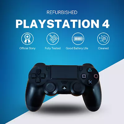 Sony DualShock 4 Controller | Official PlayStation PS4 Black • £26