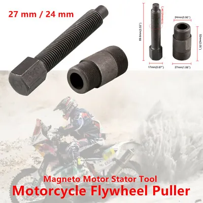 $28.89 • Buy 27/24mm Flywheel Puller Magneto Motor Stator Repair Tool Fit For Universal Bikes