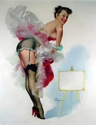Gil Elvgren Vintage Girl Frilly And Free 11x14 Reproduction Giclee Print #132 • $12.75