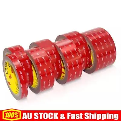 3M VHB Double Sided Tape Heavy Duty Mounting Tape For Car Home Office RED • $44.63