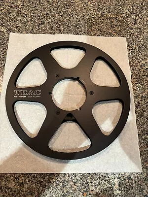 Teac Re-1003b Black  Empty Takeup Reel Metal Reel 10.5  1/4  Tape. • $125