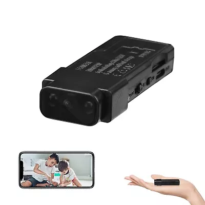 Mini Hidden Camera 1080 HD Wi-Fi Remote View Spy Home Security Nanny Camera • $13.99