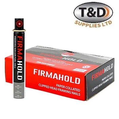 Strip Nails Firmahold Gun Nails 50mm 63mm 75mm & 90mm With Gas Cell • £25