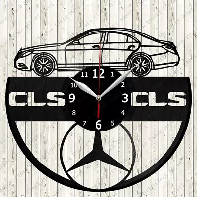 Mercedes-Benz CLS-Class Vinyl Record Wall Clock Decor Handmade 7155 • $24.98