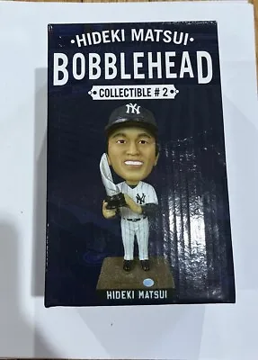 New York Yankees Nyy Hideki Matsui Bobblehead Sga Nib Mlb • $150