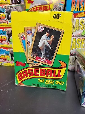1987 Topps Baseball Wax Box - 36 Factory Sealed Packs  READ DESCRIPTION  • $35