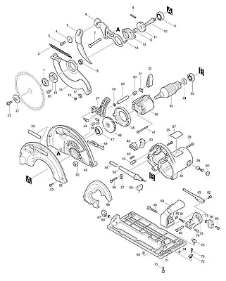 Spare Parts For Makita 5903R 235mm (9inch) Circular Saw - 110v & 240v • £39.95