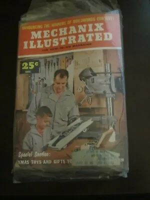 Mechanix Illustrated December 1955 Xmas Toys And Gifts You Can Build • $9.99