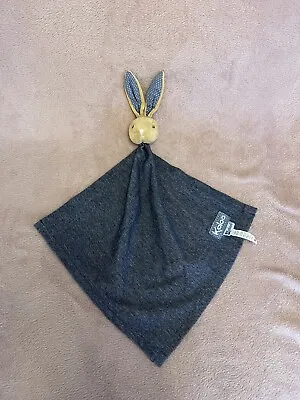 Bunny Rabbit Denim Comforter Blankie Soft Plush Baby Soother Kaloo Easter Gift • £9.95