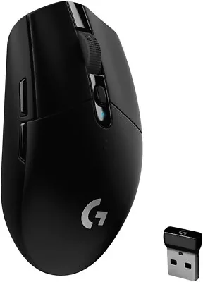 Logitech G304 LIGHTSPEED Wireless Gaming Mouse - Black • £23.99